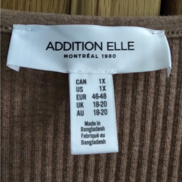 Addition Elle Ribbed Knit Top - Picture 3 of 4